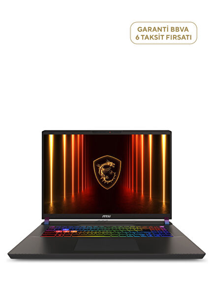 Vector 17 Ultra 9 275HX 32GB Ram DDR5 2TB SSD 12GB RTX5070TI 17.0" QHD+ 240Hz Windows 11 Home Gaming Laptop HX AI A2XWHG-081TR