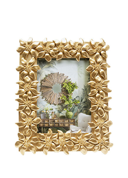 Flower Polyester Photo Frame
