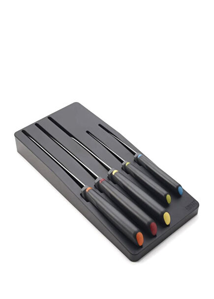 Elevate Store Colored Steel 5-Piece Knife Set