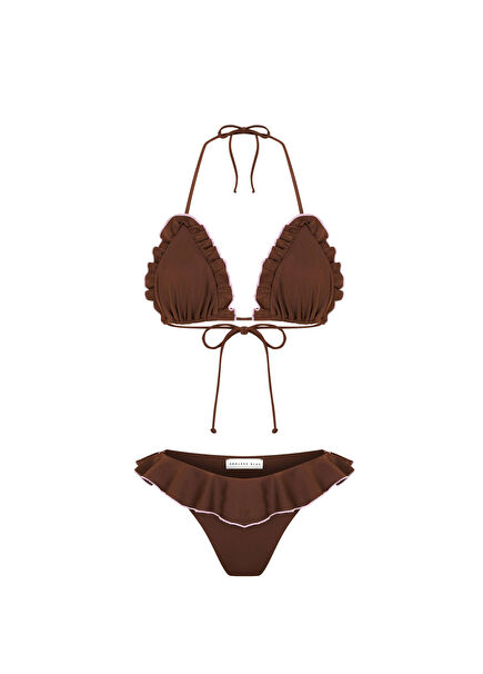 Sun Drops Candice Kahverengi Kadın Bikini Takımı