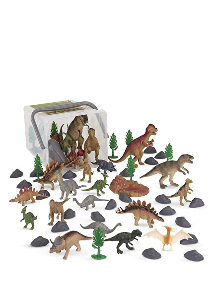 Dinozor Dünyası 60 Parça Büyük Figür Oyuncak Seti