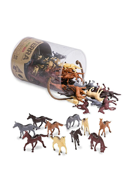 Atlar 60 Parça Küçük Oyun Seti