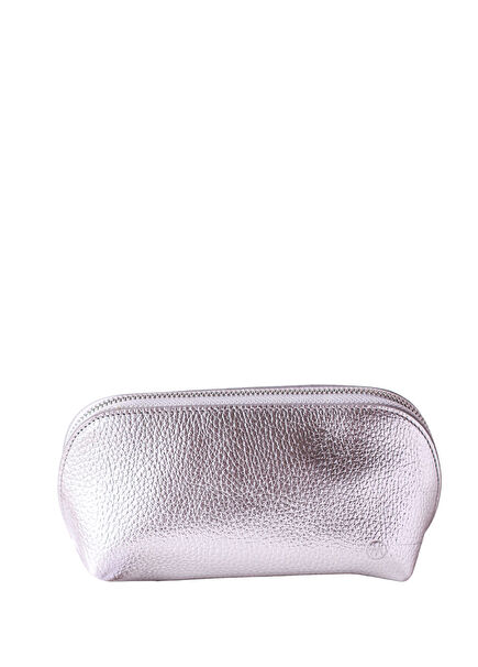 Silver Deri Kalemlik ve Makyaj Çantası