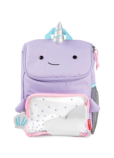 Narwhal Desenli Çocuk Büyük Boy Sırt Çantası 