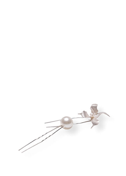 Tina Pin Set İvory İncili Kadın Toka Seti