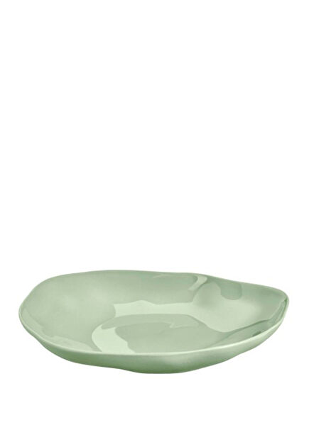 Green Ceramic Plate 14 cm