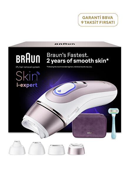 Skin i·expert IPL Lazer Epilasyon Aleti + Çanta + Gillette Venus ve 4 Başlık PL7431