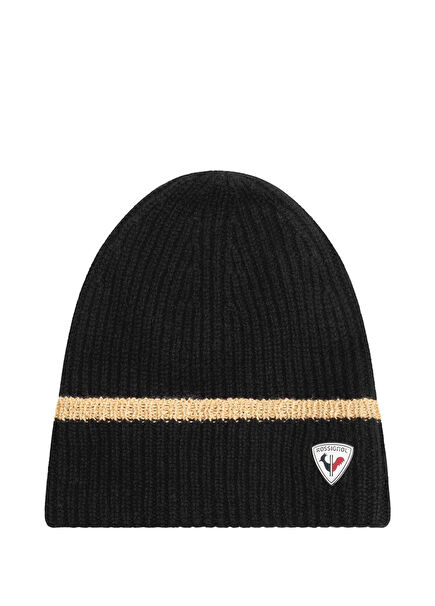 W Luzia Black Wool Women's Beanie