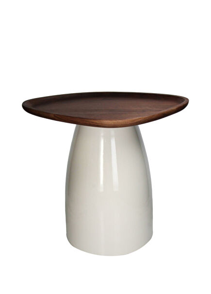 Terra Wood Natural Wood Side Table