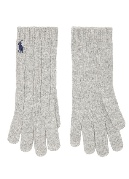 Gri Kadın Yün Eldiven