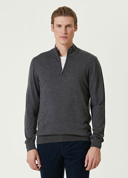 Füme Polo Yaka Yün Triko