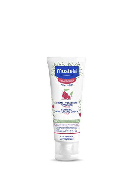 97% Natural Ingredients Very Sensitive Skin Soothing Soothing Baby Kids Face Cream 40 ml