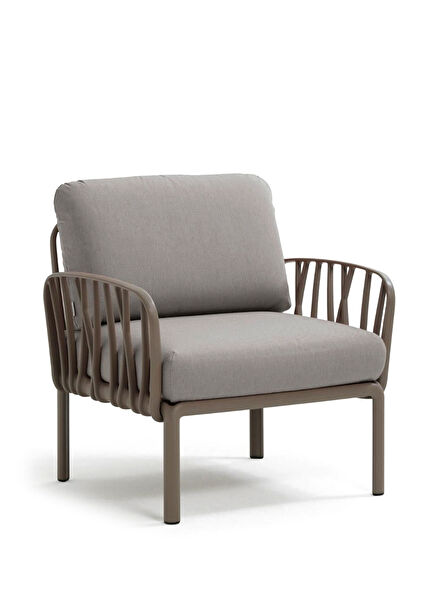 Komodo Poltrona Grey Single Garden Chair