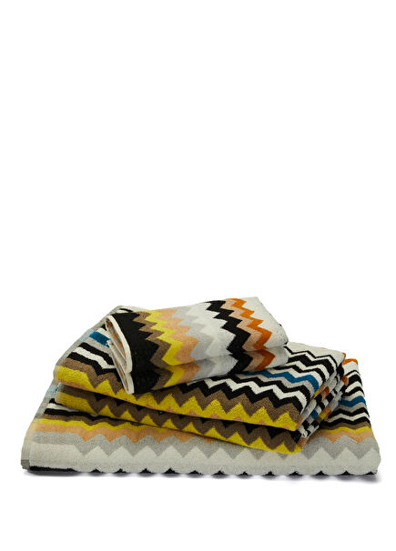 Best 5'li Zikzak Desenli Havlu Seti