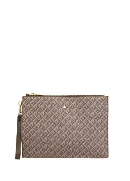 Pu Brown Women's Hand Portfolio