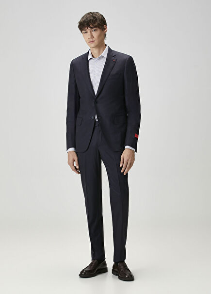 Lacivert Yün Takım Elbise