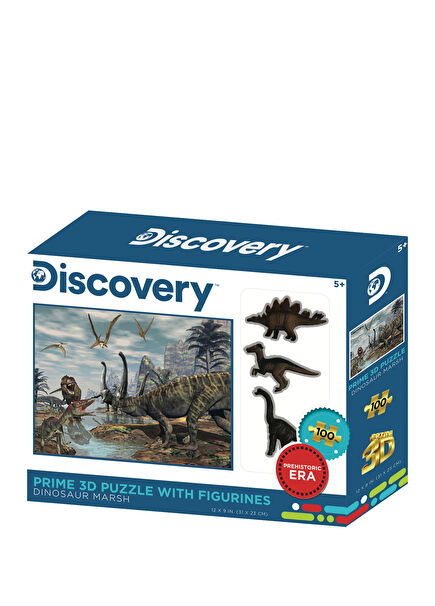 15546 Dinosaur Swamp 100 Piece Puzzle and Figure Set