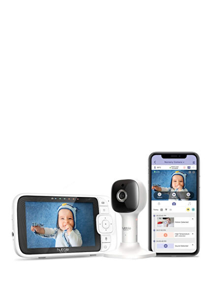 Nursery Pal Cloud 5" HD Wi-Fi Digital Baby Camera + Night Light
