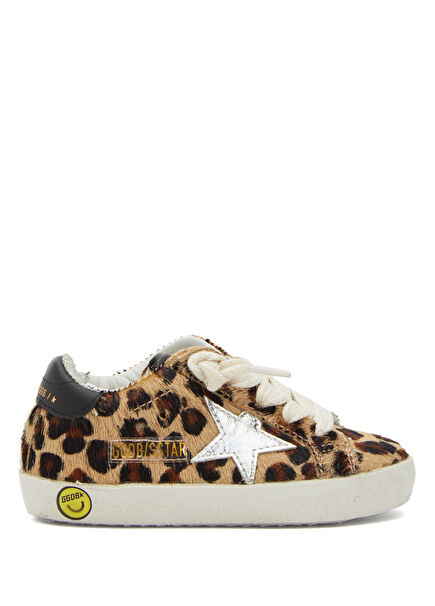Superstar Black Kids Leather Sneakers