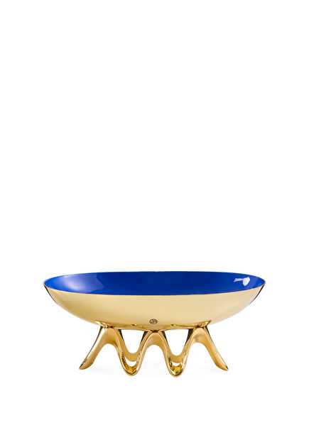 Oscar Long Cobalt Decorative Plate