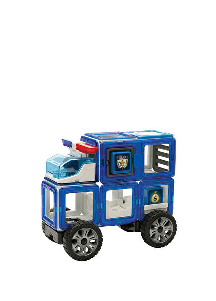Magnetic 50 Piece Police Playset