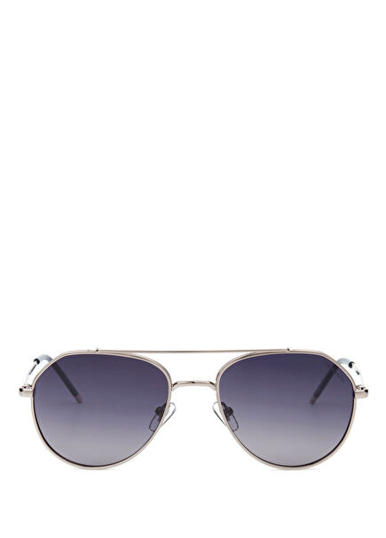 DS 2281 C3 Silver Metal Unisex Sunglasses