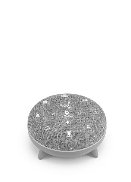 Gri Uyku ve Konsantrasyon Yardımcısı Gürültü Bebek Hoparlörü 