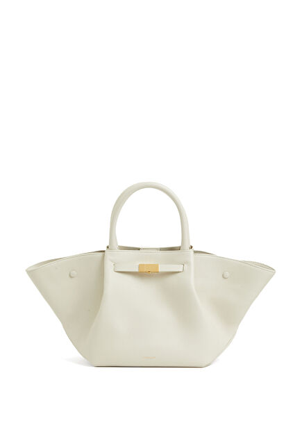 Midi New York Off White Women's Leather Bag