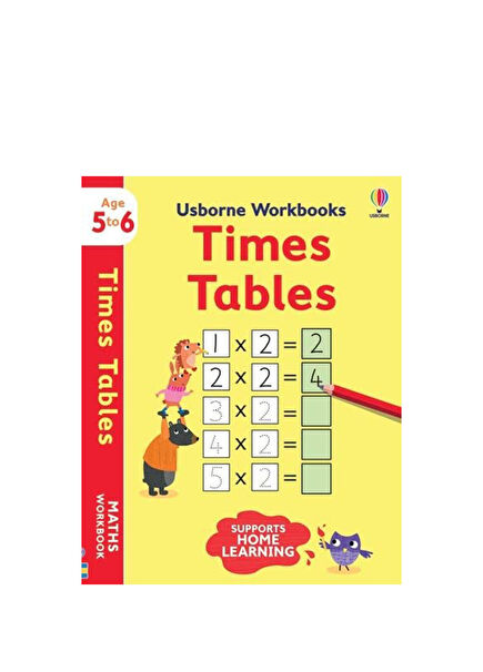 Usborne Workbooks Times tables 5-6 Mega Kids Lab