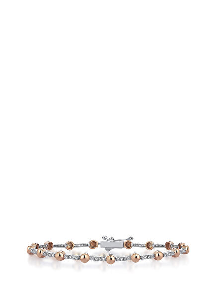 Bubble Waterway 14 Carat Women's Diamond Bracelet