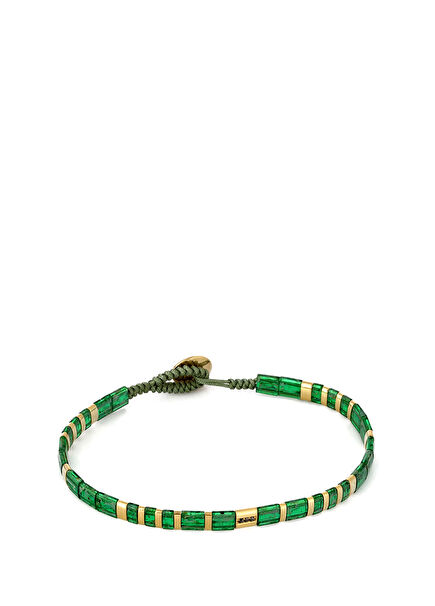 Miyuki Men's 14K Gold Bracelet