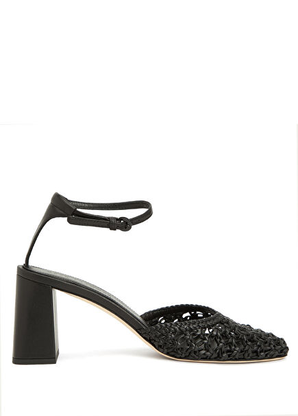 Black Leather Heels