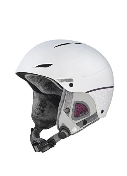 Juliet Pearl Matte Beyaz Çocuk Kayak Kaskı