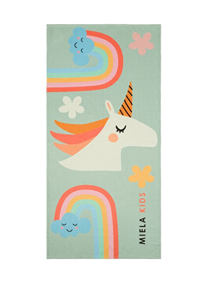 Rainbow Unicorn Plaj Havlusu 70x150 cm