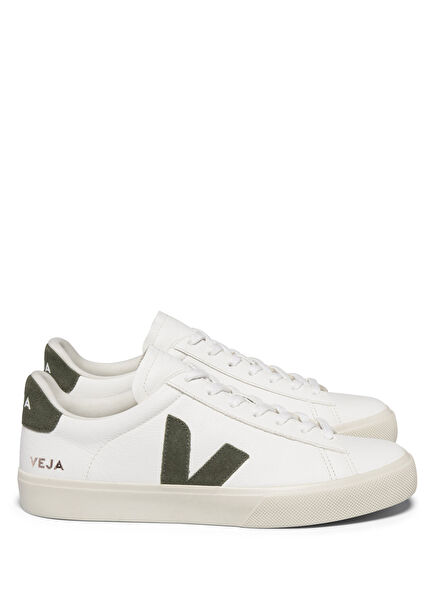 Campo Chromefree White Khaki Men's Leather Sneaker