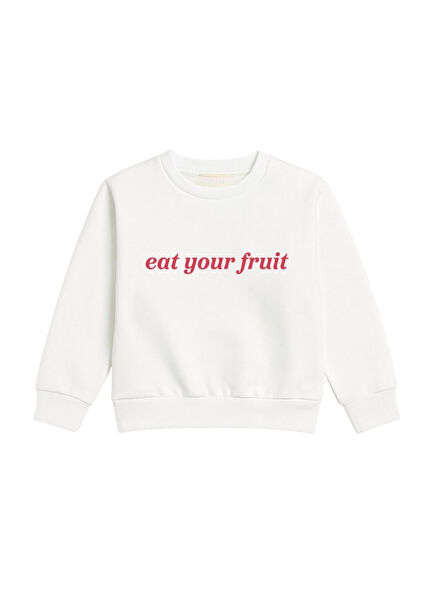 Jam Ecru Long Sleeve Girl Sweatshirt