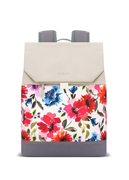 MCE-1306 14.1 ZEN Eco Beige Women's Floral Bag