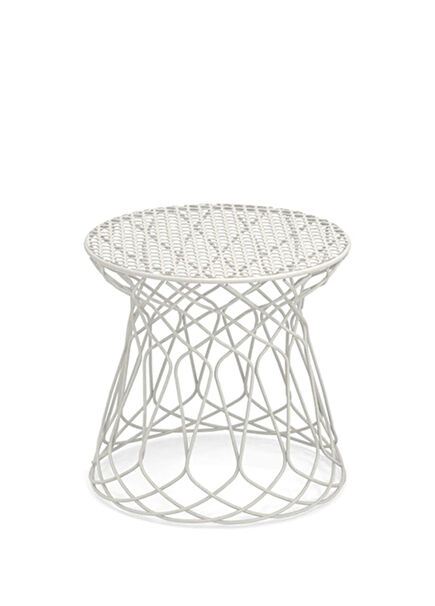 Re-Trouve Steel White Garden Table