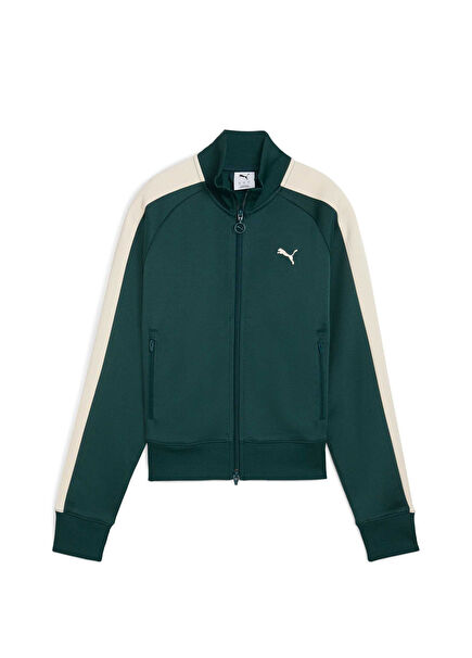 T7 Always On Track Green Terrain Kadın Kısa Spor Ceket