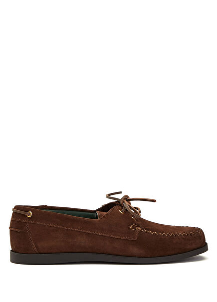 Koyu Kahverengi Erkek Süet Loafer