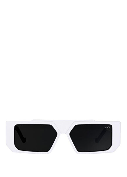 White Acetate Unisex Sunglasses
