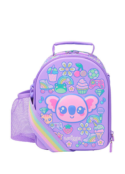 Curious Koala Patterned Sling Girls' Lunchbox