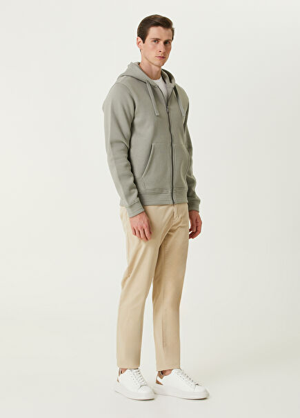 Slim Fit Beige Chino Pants