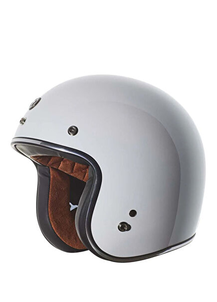 T-50 Del Mar Beyaz Unisex Açık Motosiklet Kaskı 