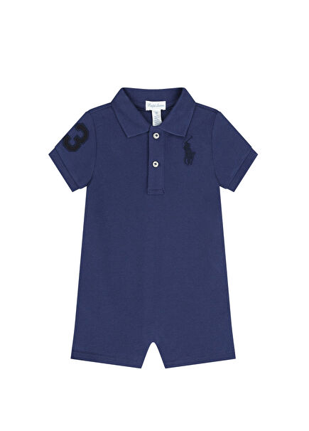 Navy Blue Baby Boy Jumpsuit
