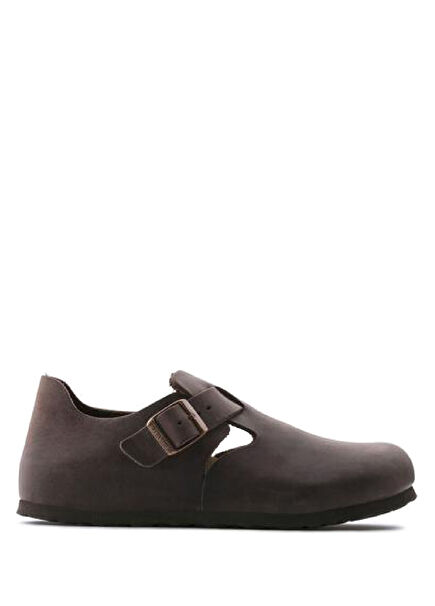 London Leoi Dark Brown Men's Leather Sandals