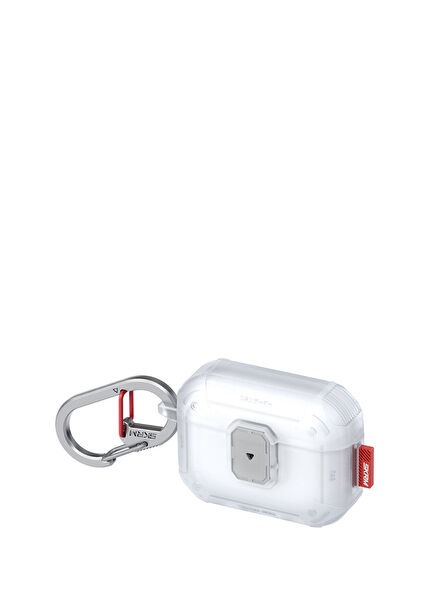AirPods Pro 3 Mecha Airbag Kilitli Şeffaf Kulaklık Kılıfı