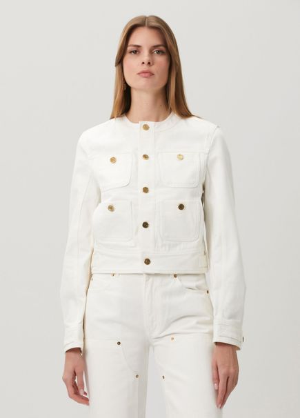 White Denim Jacket