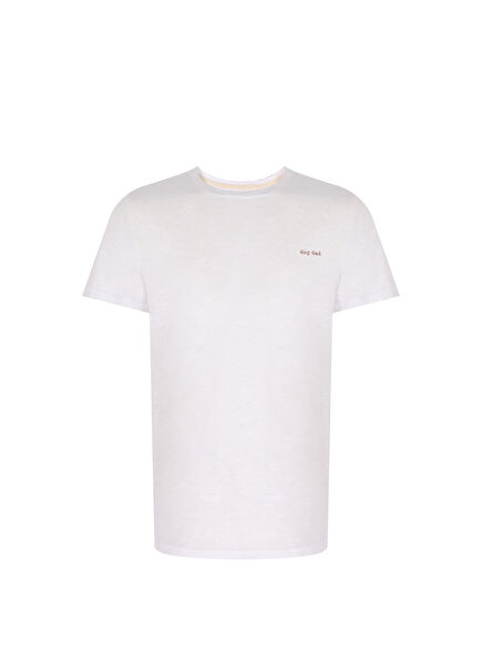 Dog Dad White Crew Neck Oversize T-shirt