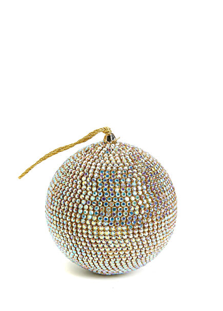 Taşlı Top Formlu Yılbaşı Süsü